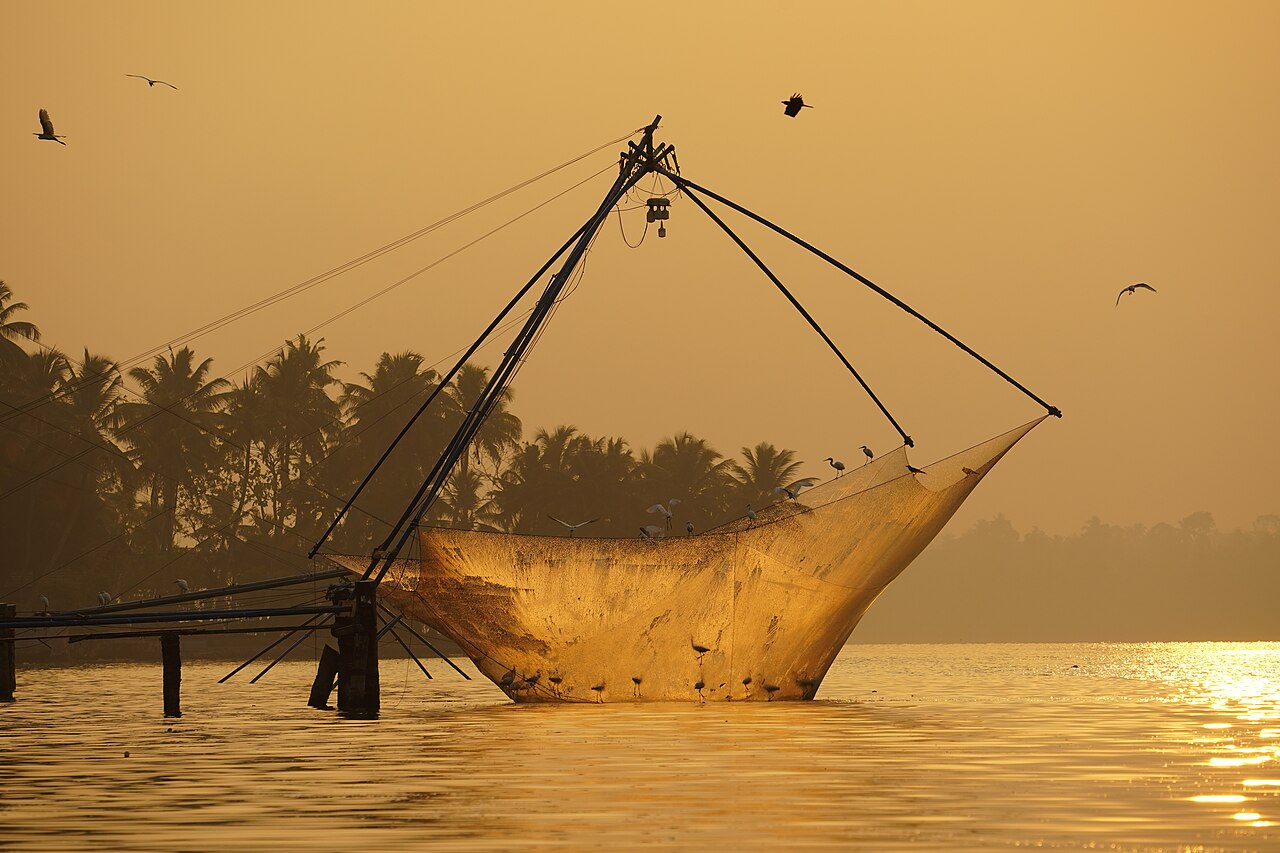 Kochi - Chinese Fishing Nets, Fort Kochi